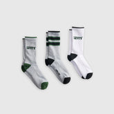 Levi's® Logo Regular Cut Socks (3 Pack) - Grey