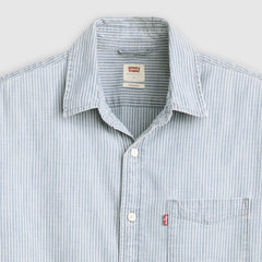 Classic One Pocket Standard Fit Shirt - Cinder - Blue