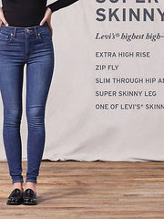 Mile High Super Skinny Women's Jeans - Quebec Storm - Medium Wash