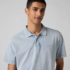 Authentic Polo Mineral Wash Shirt - Stones Throw Mineral Wash Infinity - Blue