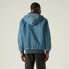 Potrero Hooded Jacket - Get Involved T - Medium Wash