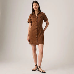 Rinoa Denim Dress - Sorrel Horse Top - Brown