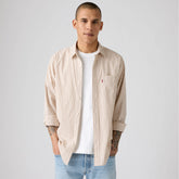 Classic One Pocket Standard Fit Shirt - Susannah Plaid White Pepper - Brown