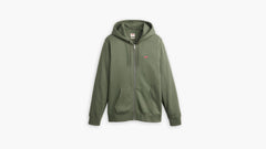 Zip Up Hoodie Sweatshirt - Thyme - Green