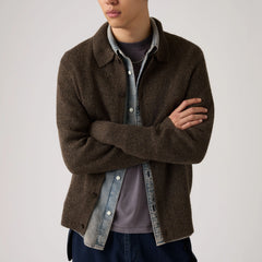 Catalina Cardigan - Chocolate Brown Heater - Brown