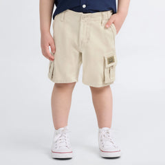 Traditional Cargo Shorts - Oatmeal - Brown