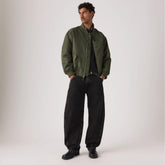 Baggy Barrel Men's Jeans - Forget Me Nots - Black
