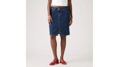Low Midi Skirt - Longer Days - Medium Wash