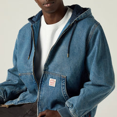 Potrero Hooded Jacket - Get Involved T - Medium Wash