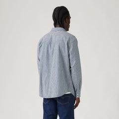 Relaxed Fit Western Shirt - Dark Indigo Rigid - Blue