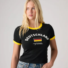 Deutschland Mini Ringer Tee - Deutschland - Multi-Color