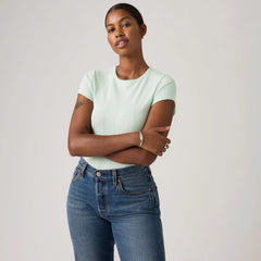 Dry Goods Short Sleeve Tee - Pale Blue - Blue