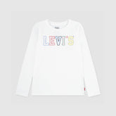 Long Sleeves Crochet Tee Little Girls 4-6x - Blanc - White