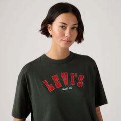 Graphic Logo Tabor T-Shirt - Rhinestone Archival - Black