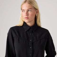 Logan Shirt - Tencel Rebel Edge Top - Black