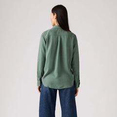 Doreen Utility Shirt - Dark Forest - Green
