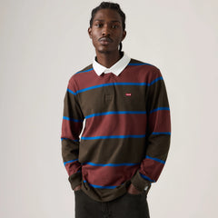Classic Long-Sleeve Rugby Shirt - Samo Andorra - Red