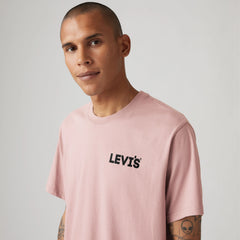 Relaxed Fit Short-Sleeve Graphic T-Shirt - Woodrose - Pink