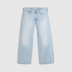 '94 Baggy Wide Leg Women's Jeans - Abraided Art - Light Indigo - Flat Finish