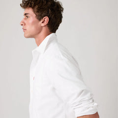 Classic One Pocket Standard Fit Oxford Shirt - White - Neutrals