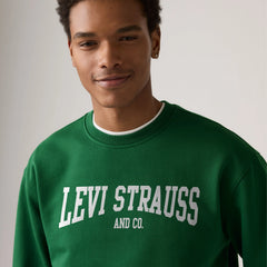 Relaxed Graphic Crewneck Sweatshirt - Eden - Green