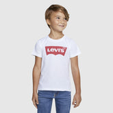 Batwing Tee Little Boys 4-7 - White