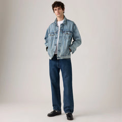 555™ Relaxed Straight Men's Jeans - Check The Score - Dark Wash