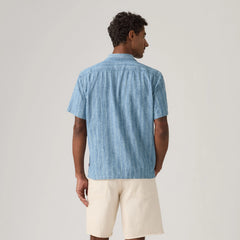 Sunset Camp Dobby Shirt - Felix Indigo Dobby - Blue