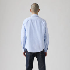 Sunset One Pocket Standard Fit Oxford Shirt - Allure - Blue