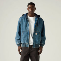 Potrero Hooded Jacket - Get Involved T - Medium Wash