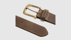 Loire Leather Belt - Leather Brown - Brown