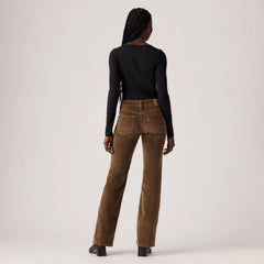 Superlow Bootcut Corduroy Women's Pants - Carafe - Brown