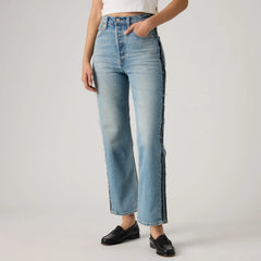 Ribcage Deconstructed Ankle Women's Jeans - Upon Reflection Rc - Medium Wash
