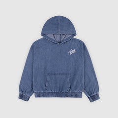 Denim Hoodie Big Girls 7-16 - Dance Around - Blue