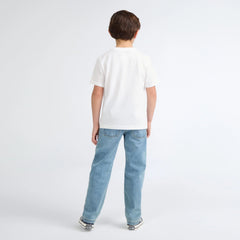 Short Sleeve Catching Air Graphic Tee Little Boys 4-7 - Bright White