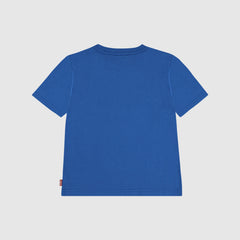 Short Sleeve Batwing Slice Toddler Graphic Tee - True Navy - Blue