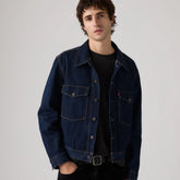 Embarcadero Station Trucker Jacket - Dark Indigo Flat - Dark Wash