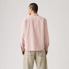Authentic Button-Down Shirt - Waylon Stripe Au Naturel - Pink
