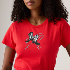 Graphic Logo Perfect T-Shirt - True Red - Red