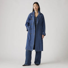 Spade Trench Coat - Let's Get Lost Again - Dark Wash