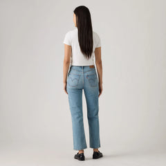 Ribcage Deconstructed Ankle Women's Jeans - Upon Reflection Rc - Medium Wash