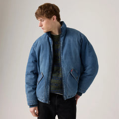 Briggs Short Puffer Jacket - Morning Jazz - Dark Wash
