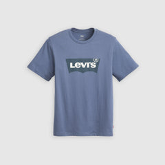 Standard Fit Classic Graphic T-Shirt - Vintage Indigo - Blue