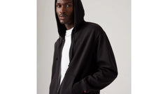 Authentic Full Zip Garment Dye Sweatshirt - Black Agate - Black