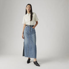 Long Icon Skirt - Verified Vintage Ski - Medium Wash