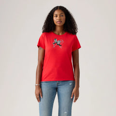 Graphic Logo Perfect T-Shirt - True Red - Red