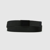 Belt with Tonal Logo - Regular Black