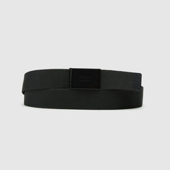 Belt with Tonal Logo - Regular Black