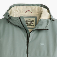 Hooded Rain Windbreaker Jacket - Trooper - Green