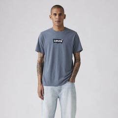 Classic Graphic T-Shirt - Batwing Logo - Blue